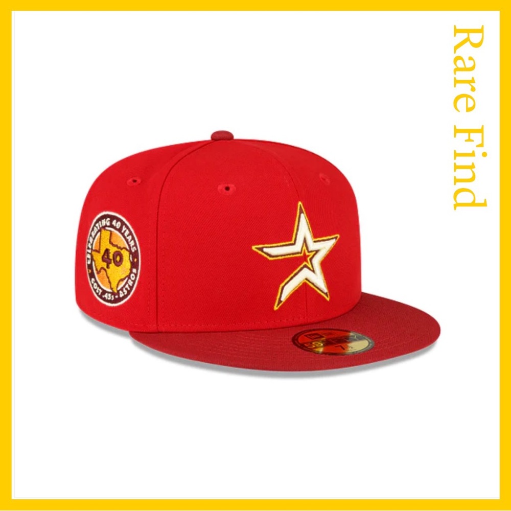 New Era Just Caps Drop 14 59FIFTY Fitted HOUSTON ASTROS 10May25